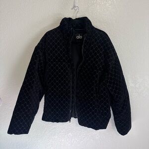 Alo yoga Black Quilted Jacket